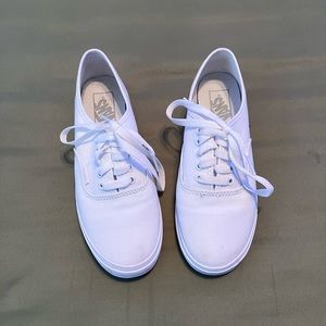 Womens vans white 7.5